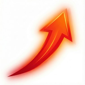 Fiery Red Arrow