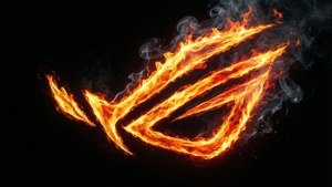Fiery ROG Logo