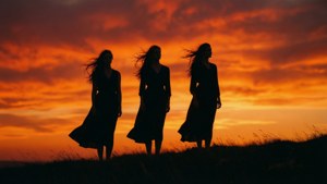 Fiery Silhouette