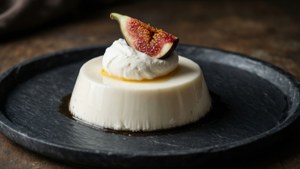 Fig and Cream Blancmange