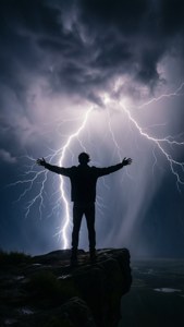 Figure in Storm