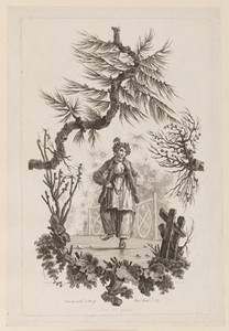 Figure Under Bough
