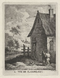 Figuren bij een woning