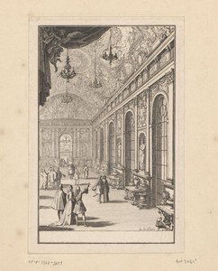 Figuren in de grote zaal in het kasteel van Versailles