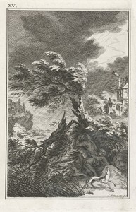 Figuren in een storm