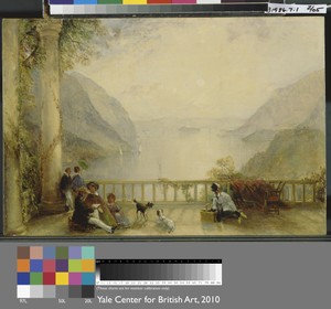 Figures on a Balcony, probably at Westpoint
