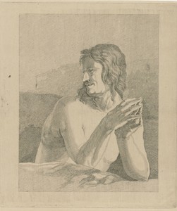 Figuur uit het Laatste Oordeel van Lucas van Leyden