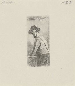 Figuurstudie van een man