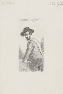 Figuurstudie van een man