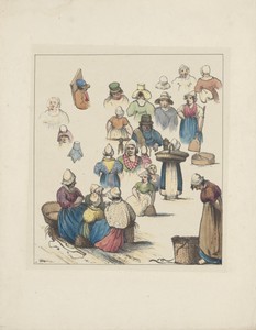 Figuurstudies (derde blad), 1833