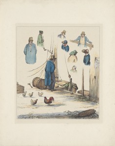 Figuurstudies (vierde blad), 1833