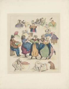 Figuurstudies (vijfde blad), 1833