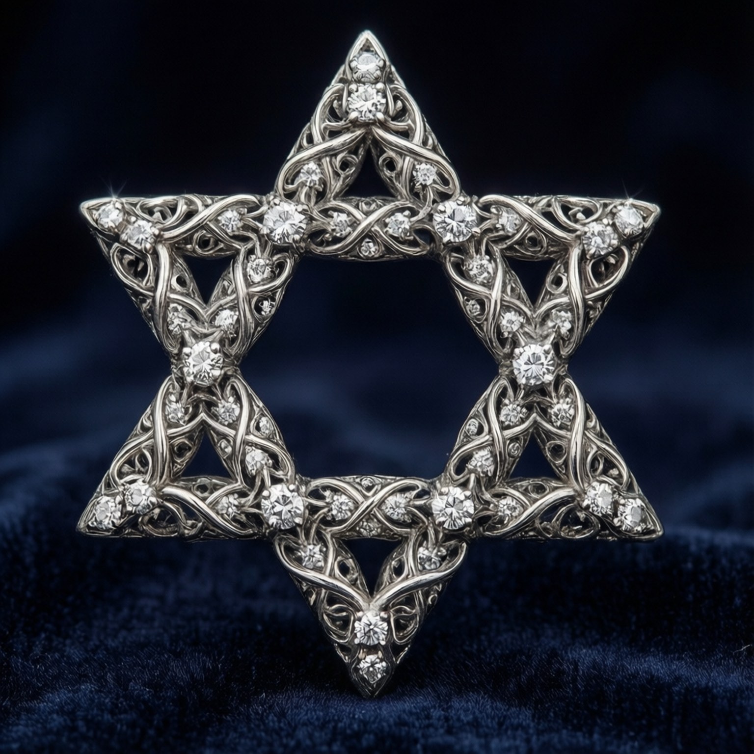 Filigree Diamond Star by Wallpapers.art Studio