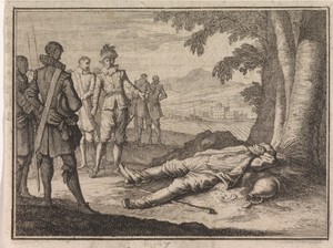 Filips de Goede vindt een beschonken boer onder een boom