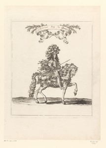 Filips II, hertog van Orléans, te paard in Perzisch kostuum