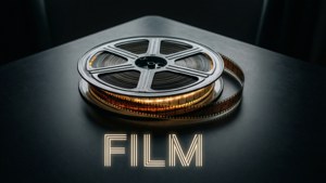 Film Roll with Text