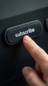 Finger Ready to Subscribe
