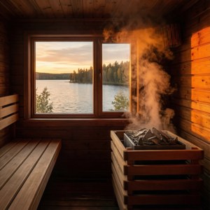 Finnish Lakeside Sauna