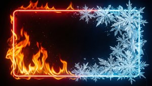 Fire and Ice Neon