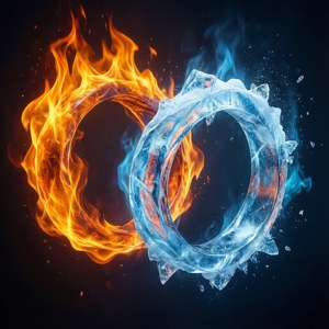 Fire and Ice Rings