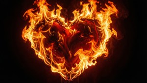 Fire Aura Heart