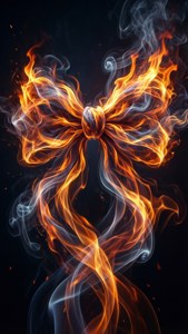 Fire Bow Abstract