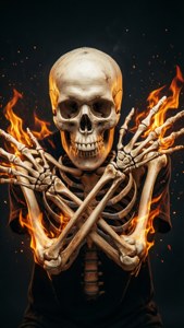 Fire Dab Skeleton