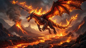 Fire Elemental Dragon