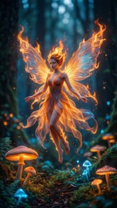 Fire Fairy of the Forest