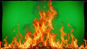 Fire Flames Green Screen