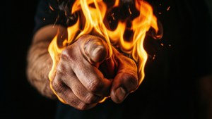 Fire Hand Pointing