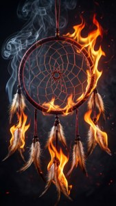 Fire Mystic Dream Catcher