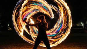 Fire Poi Dance