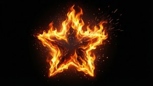 Fire Star Icon