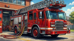 Fire Truck Station Ready