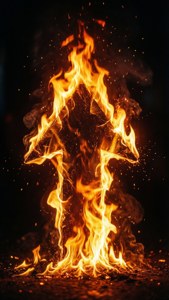 Fire Upvote Arrow