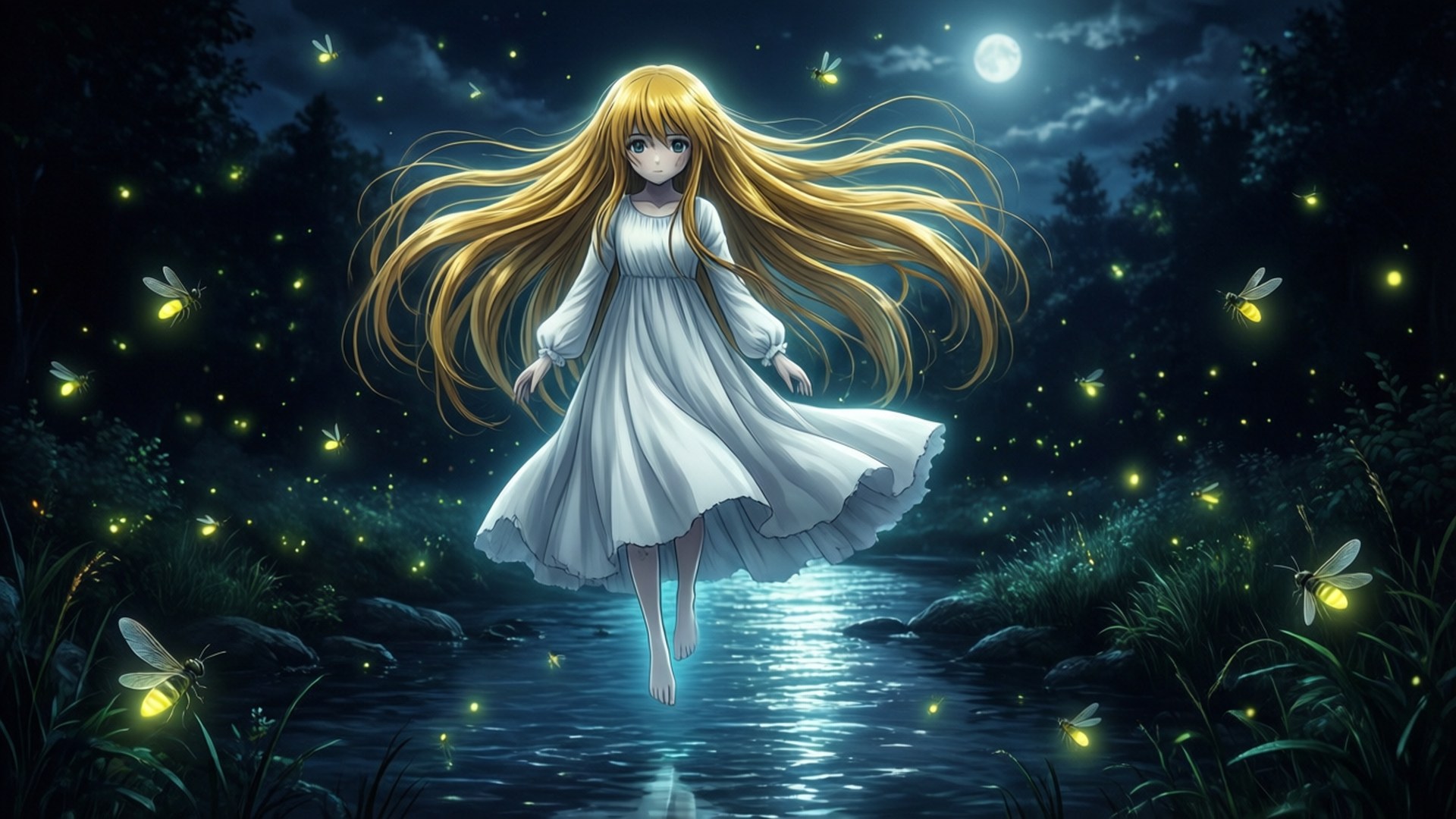 Firefly Menma by Wallpapers.art Studio