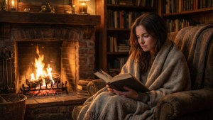 Fireside Reading Bliss