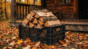 Firewood Crate Autumn