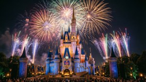 Fireworks Celebration Castle