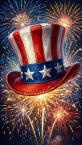 Fireworks Celebration Hat