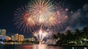 Fireworks City Skyline