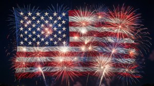 Fireworks Flag Celebration
