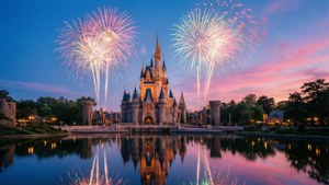 Fireworks Over Castle