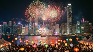 Fireworks Over HK