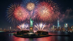 Fireworks Over Liberty