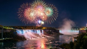 Fireworks Over the Falls