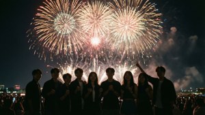 Fireworks Silhouette
