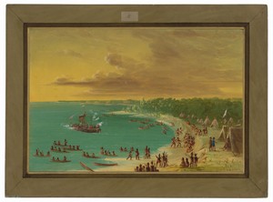 First Sailing of the Griffin on Lake Erie.  August 7, 1679