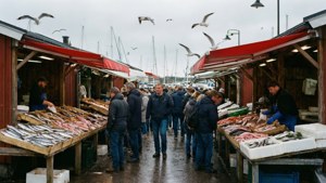 Fish Market Bustle
